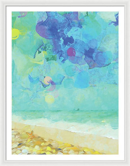 Beachcombing - Framed Print