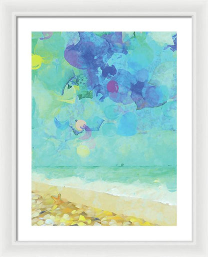 Beachcombing - Framed Print