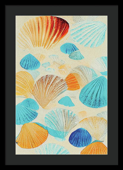 Collecting Shells - Framed Print