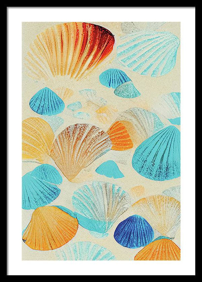 Collecting Shells - Framed Print