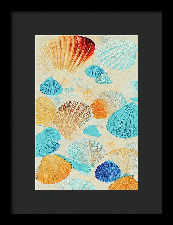 Collecting Shells - Framed Print