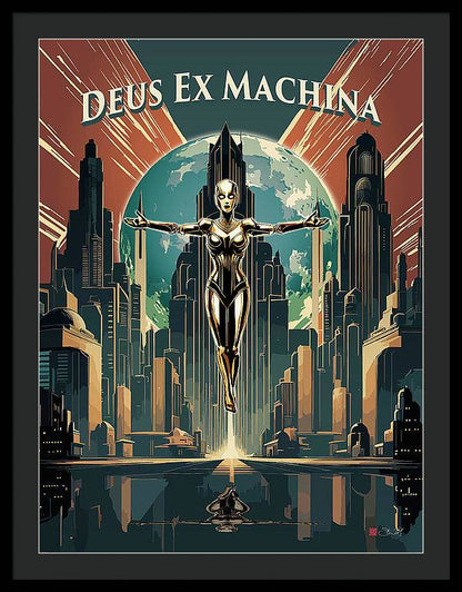 Deus Ex Machina - Framed Print