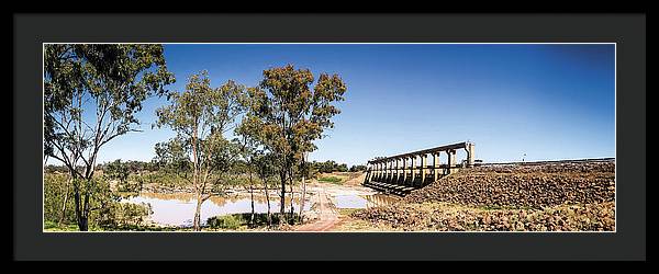 EJ Beardmore Dam Qld - Framed Print