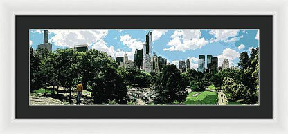 Explorer. Central Park - Framed Print - vrmediadecor.vrmedia.com.au
