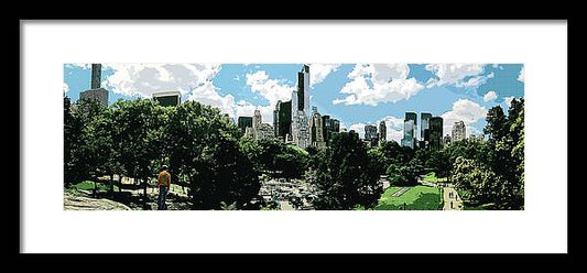 Explorer. Central Park - Framed Print - vrmediadecor.vrmedia.com.au