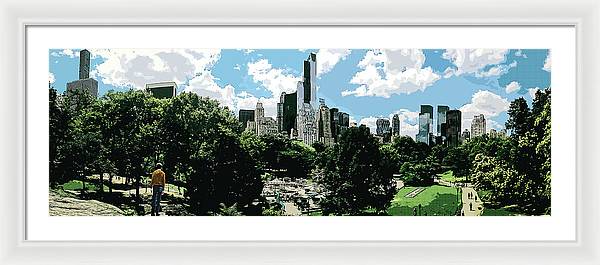 Explorer. Central Park - Framed Print - vrmediadecor.vrmedia.com.au