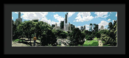 Explorer. Central Park - Framed Print - vrmediadecor.vrmedia.com.au