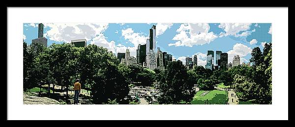 Explorer. Central Park - Framed Print - vrmediadecor.vrmedia.com.au