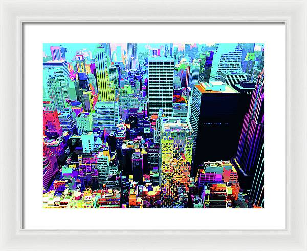 Manhattan - Framed Print