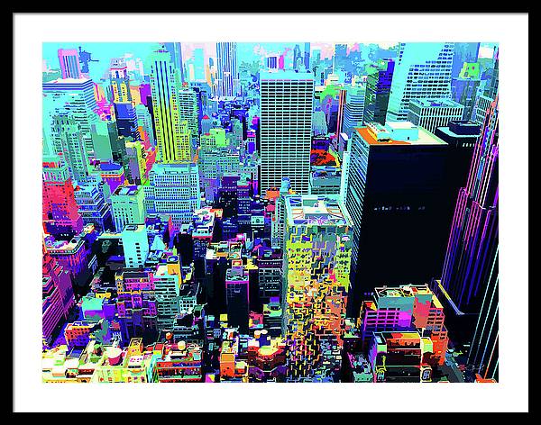 Manhattan - Framed Print