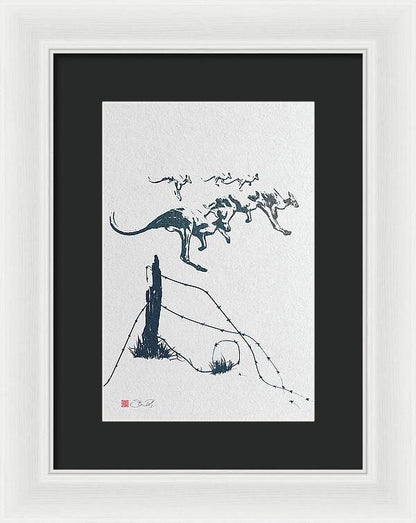 Mob - Framed Print