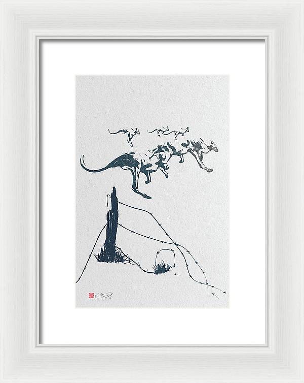 Mob - Framed Print