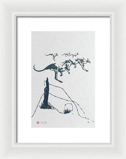 Mob - Framed Print