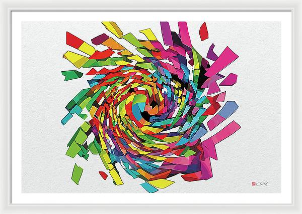 Primary Wave - Framed Print