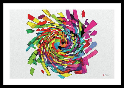 Primary Wave - Framed Print