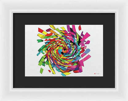 Primary Wave - Framed Print