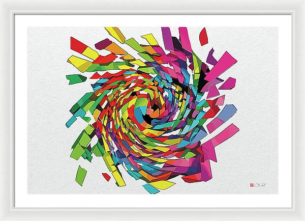 Primary Wave - Framed Print