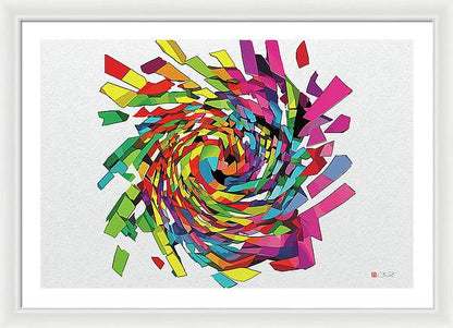 Primary Wave - Framed Print