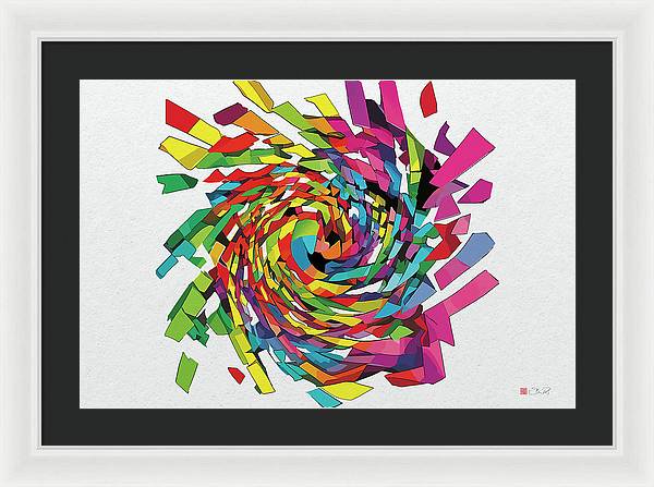 Primary Wave - Framed Print