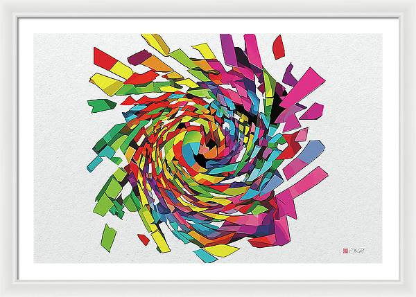 Primary Wave - Framed Print