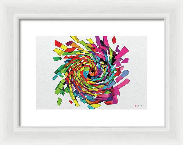 Primary Wave - Framed Print