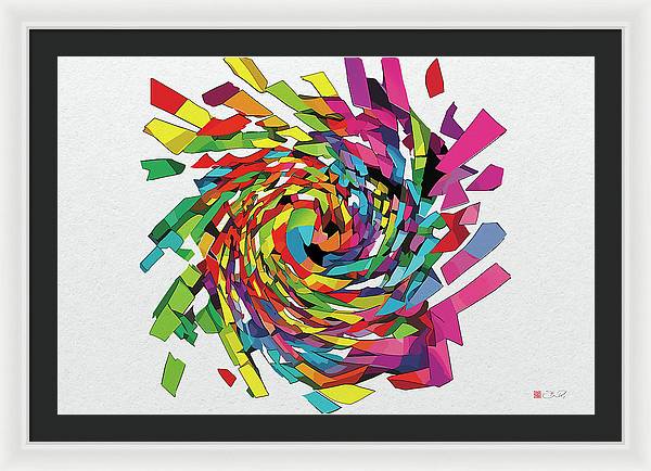 Primary Wave - Framed Print