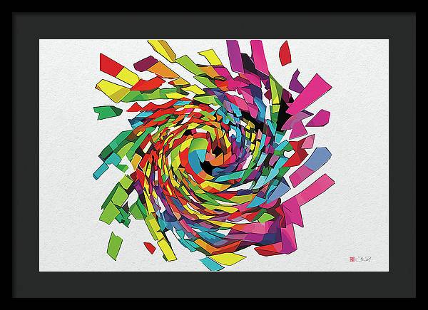 Primary Wave - Framed Print