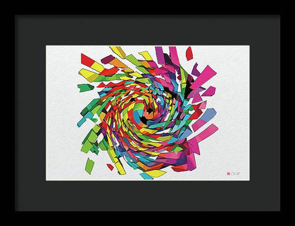 Primary Wave - Framed Print