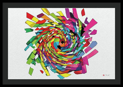 Primary Wave - Framed Print