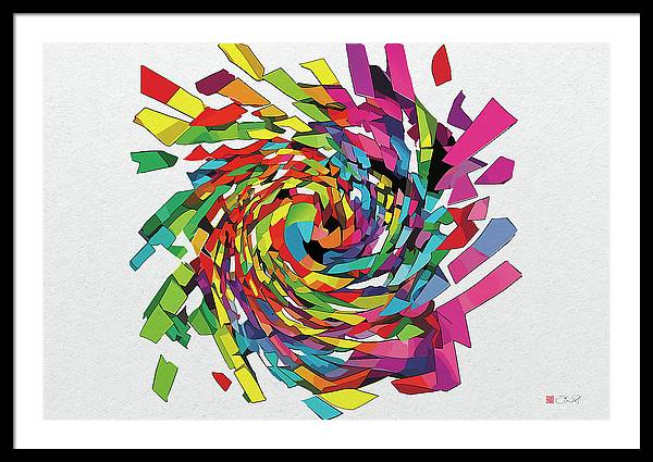 Primary Wave - Framed Print