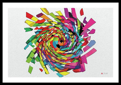 Primary Wave - Framed Print