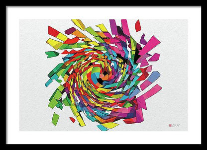 Primary Wave - Framed Print