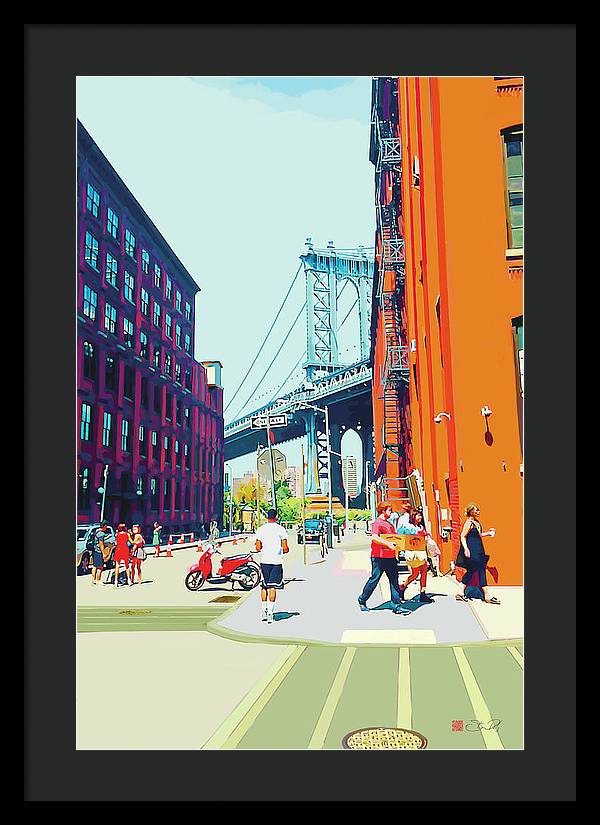 Summer in Dumbo - Framed Print