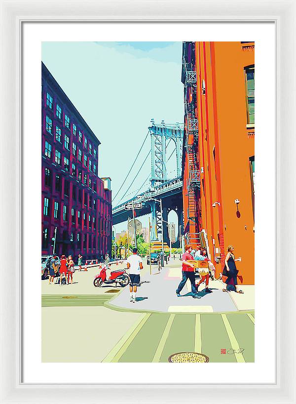 Summer in Dumbo - Framed Print