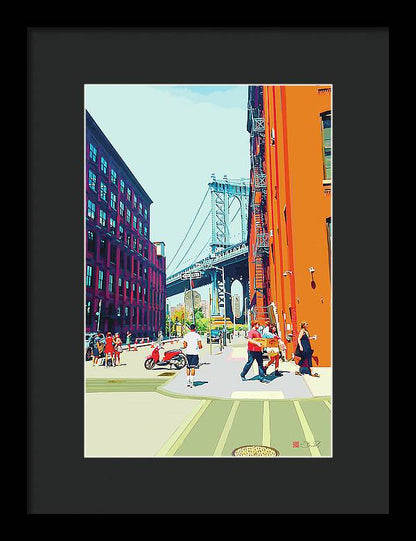 Summer in Dumbo - Framed Print