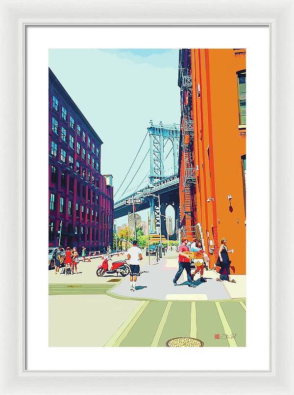 Summer in Dumbo - Framed Print