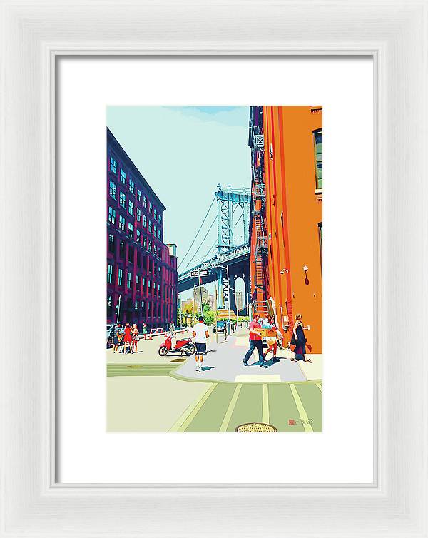 Summer in Dumbo - Framed Print