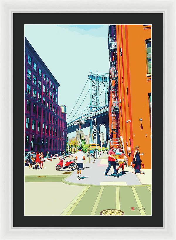 Summer in Dumbo - Framed Print