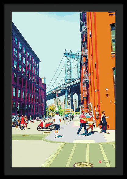 Summer in Dumbo - Framed Print