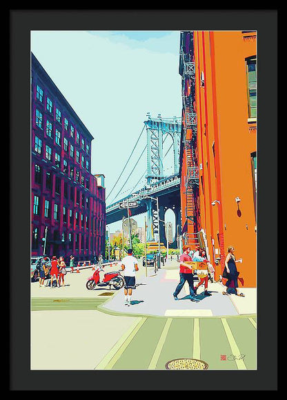 Summer in Dumbo - Framed Print