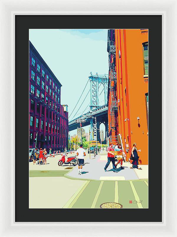 Summer in Dumbo - Framed Print