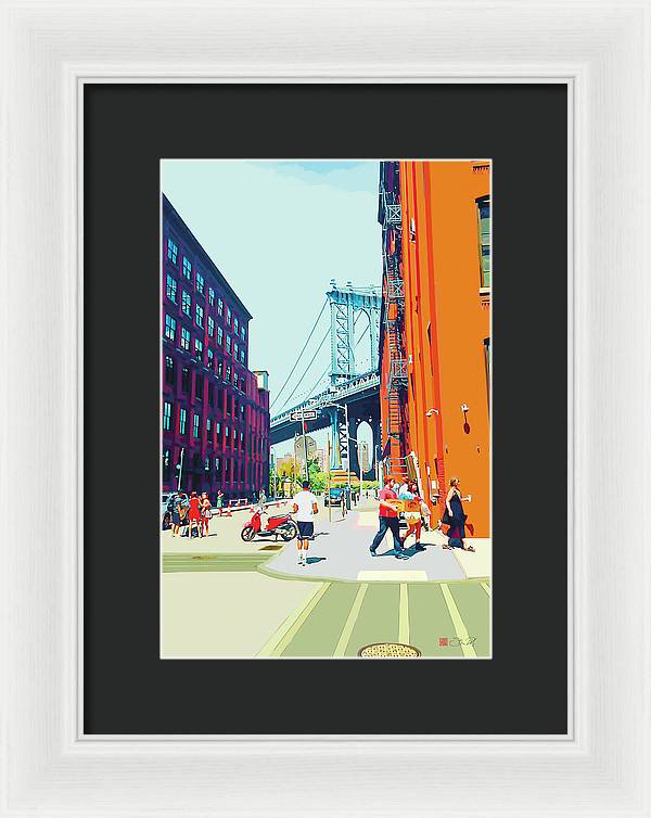 Summer in Dumbo - Framed Print