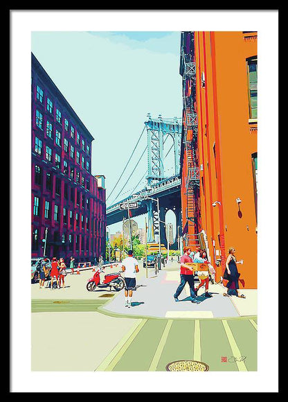 Summer in Dumbo - Framed Print