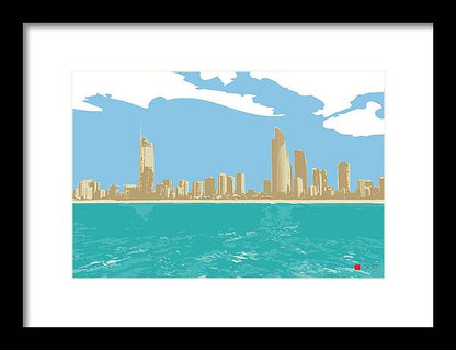 Surfers Paradise Skyline - Framed Print