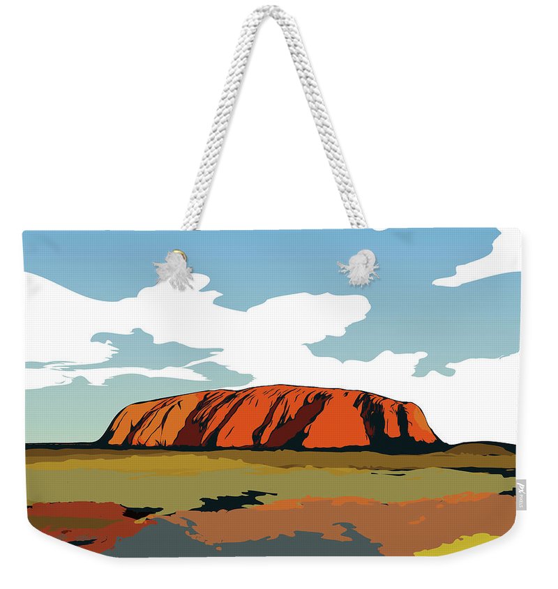 Uluru Sunset. Northern Territory Australia - Weekender Tote Bag - vrmediadecor.vrmedia.com.au