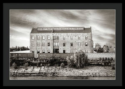 You are beautiful. Mississippi River, New Orleans - Framed Print