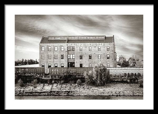 You are beautiful. Mississippi River, New Orleans - Framed Print